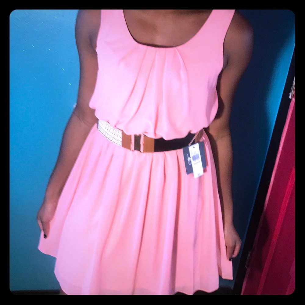 Peach Dress